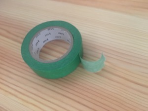 緑色のマスキングテープ