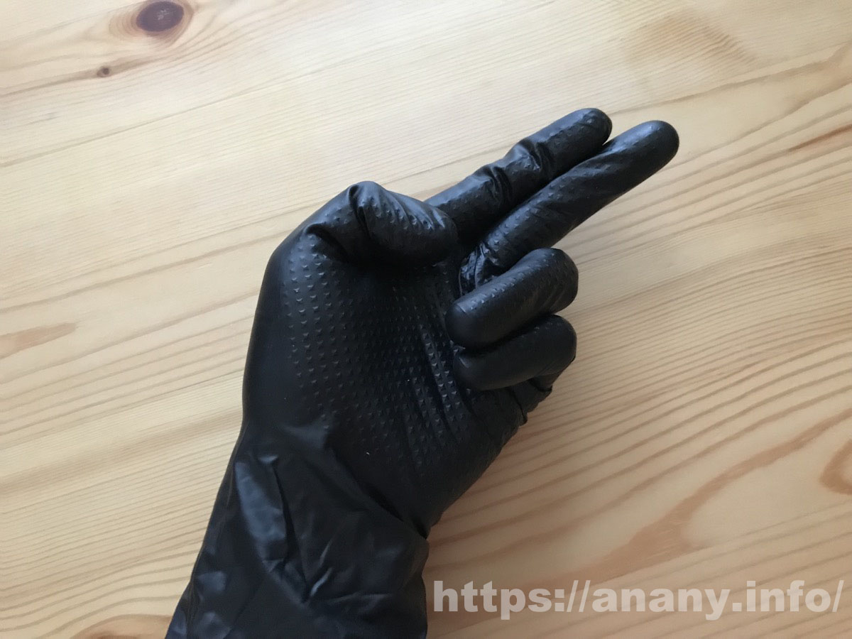 Thick Glove（スィックグローブ）でアナル指入れするイメージ写真