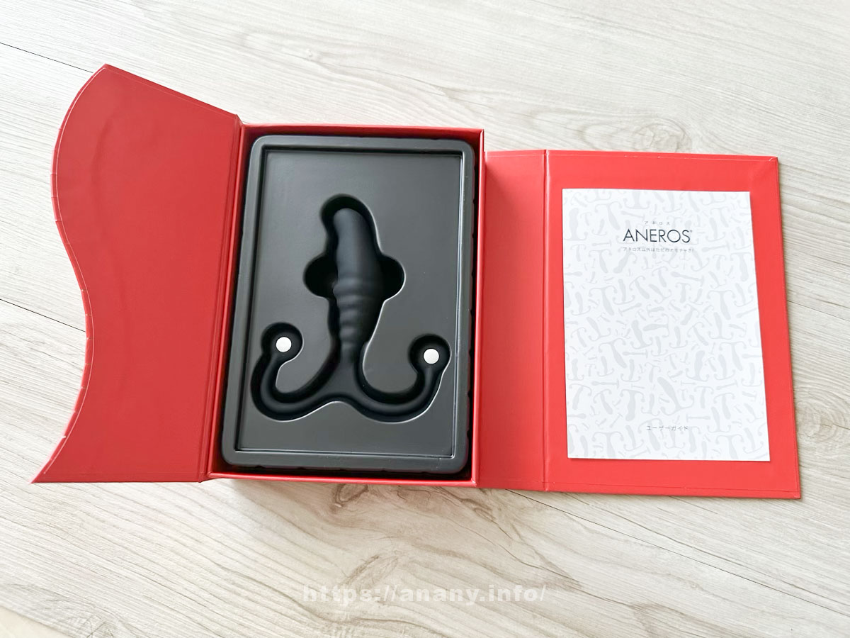アネロスPSY(サイ)のボックスを開けた写真
